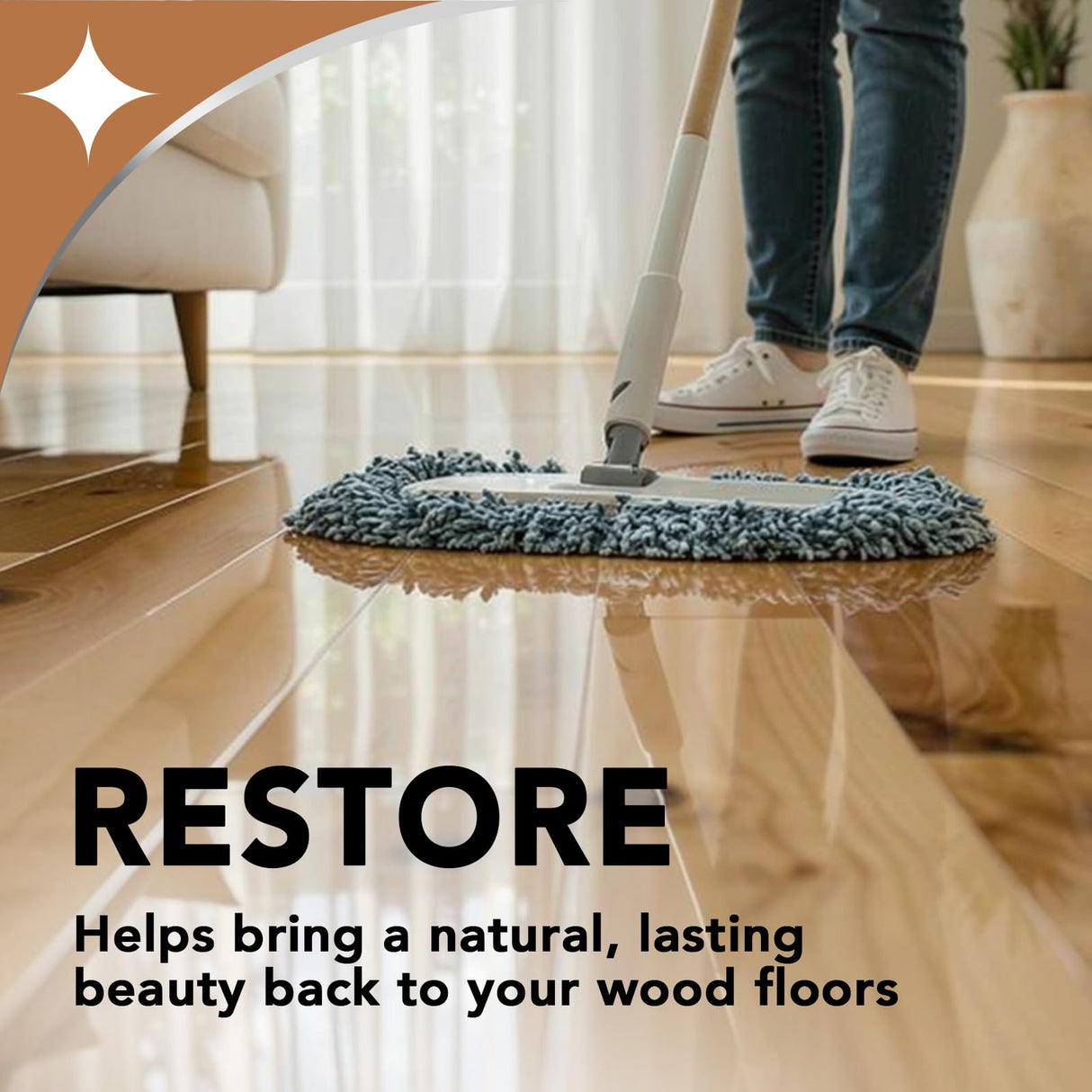 Weiman Wood Floor Polish and Restorer 32 Oz 3PC Bundle - High-Traffic Hardwood Floor, Natural Shine, Removes Scratches, Leaves Protective Layer