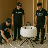 Kudos-Trading - Water Underfloor Heating Pipe Decoiler De-Coiler Fits 200m 300m 400m & 500m Coils of Pert-al-pert Pex-al-pex Pex & Pert Pipe for Easy Fitting of UFH Systems.