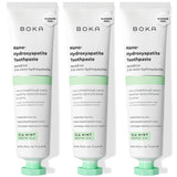 Boka Fluoride Free Toothpaste, Nano Hydroxyapatite Toothpaste, Appropriate for Sensitive Teeth - for Adult, Kids Oral Care - Ela Mint Flavor, 4 Fl Oz 3Pk US Manufactured