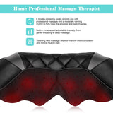 Shiatsu Neck and Back Massager with Heat - Deep Tissue 4D Kneading Shoulder Massage Pillow for Back, Neck and Shoulder, Body Muscle Pain Relief, Use at Home, Office, Car - Gifts for Women Men Dad Mom