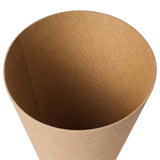 TFTAFAN Paper Mache Cones Brown Craft Cones Open Bottom Cardboard Craft Cones for Halloween Christmas Valentine's Day DIY Gnomes Ornament Christmas Cone Tree Decorations (8)