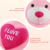 BENINY Giant Teddy Bear 52" - Big Stuffed Animal with Heart - Large I Love You Teddy Bear Plush Toys for Kid Christmas Birthday - Valentines Bear Gift for Girlfriend Wedding
