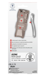 MUELLER Sports Medicine Reversible Wrist Stabilizer with Splint, Wrist Pain Relief Support for Men and Women, Ideal for Carpal Tunnel, Tendinitis, Arthritis, Taupe, Large/X-Large