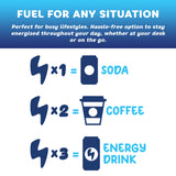 FocusFuel Energy Chews Variety 3-Pack (45 Servings) – 100mg Caffeine + L-Theanine + B12, Magnesium – Blue Raspberry Lemonade, Strawberry Lemonade, Watermelon – No Crash or Jitters