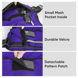 APEXUP Adjustable Weighted Vest, 4-10lb/12-18lb/20-32lb Vest with 6 Ironsand Weights and Large Pocket, Weight Vest for Men Women Strength Training, Running, Walking (12-18lb, Purple)
