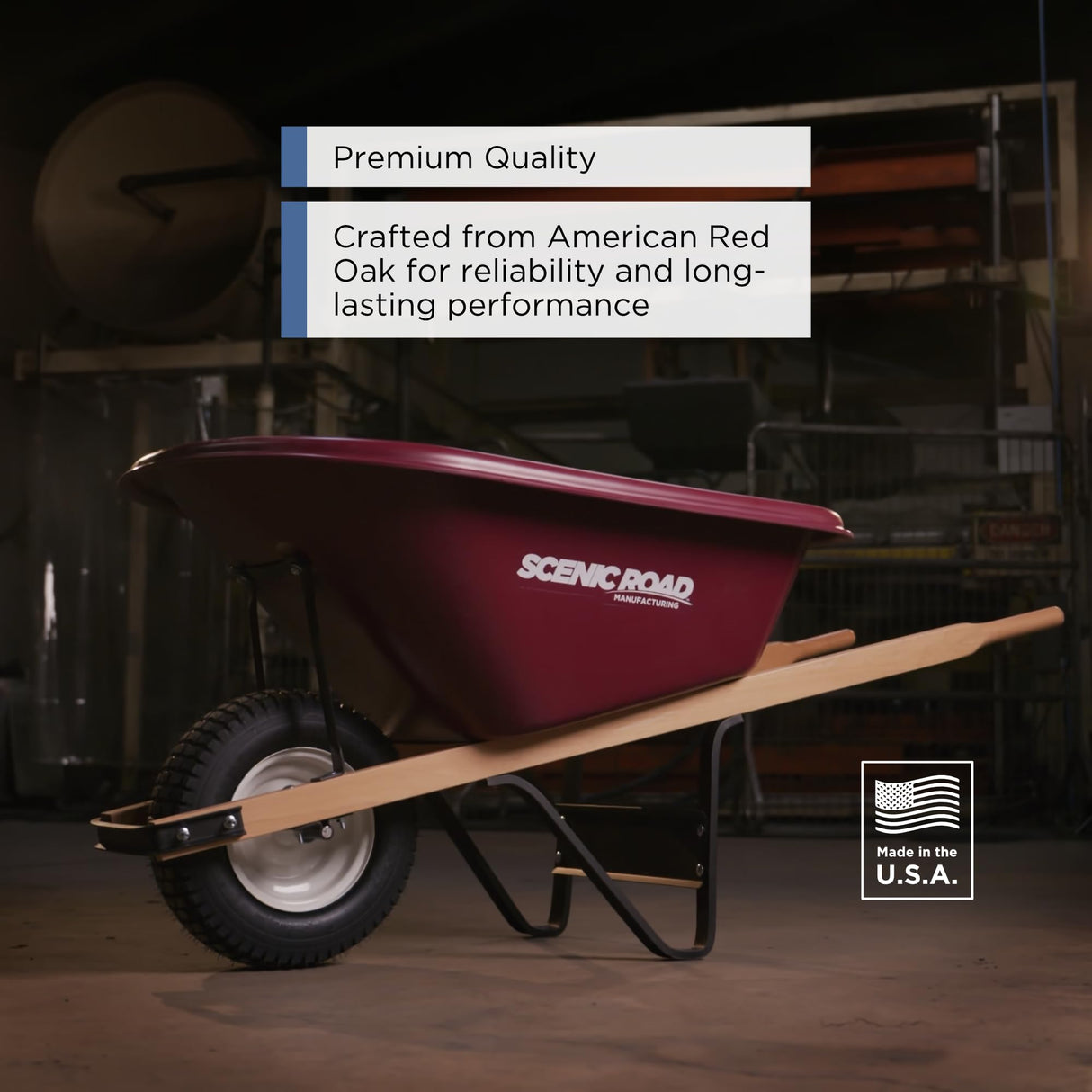 Scenic Road Wheelbarrow Handles 2-1/8" Hardwood Pair (SR Handle 2PK)