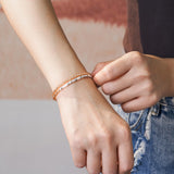 ASKRAIN Cancer Gifts for Women, Morse Code Bracelets Unique Breast Cancer Patients Chemo Survivor Comfort Gifts for Women, Inspirational Uplifting Gift for Female