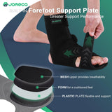 JOMECA Drop Foot Brace with Arch Support Adjustable AFO Foot Orthosis Brace for Walking, Relieve the Instability of Lower Limbs by MS, TBI, Stroke, Cerebral Palsy, Fracture FSA or HSA Eligible (Left, Large)
