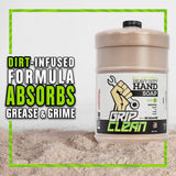 Grip Clean Hand Cleaner for Mechanics, Heavy-Duty Liquid Soap with Natural Pumice Soap & Clay for Grease & Filth – Flat Top Gallon Jug Refill, Coconut Oil Moisturizes (2pk)