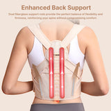 Posture Corrector for Women and Men: Improve Posture Correct Hunchback Slouching Invisible Under Clothes - Adjustable Lightweight Upper Back Brace for Neck Shoulder & Upper Back Pain Relief (XS/S Under Bust 26"-37")