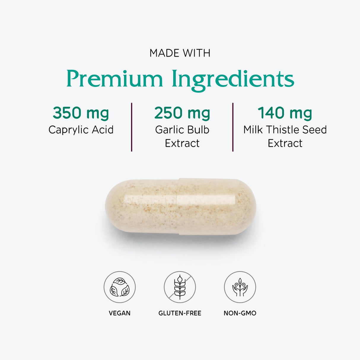 Vitanica Candidastat, Balanced Support, Vegan, 60 Capsules