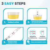 Exploro Highly Sensitive Marijuana Drug Test Kit, THC Drug Test Urine for Marijuana/Weed, Easy Home Drug Test Marijuana, THC Tests for Home for 50 ng/ml, THC Test Strips (Pack of 50)