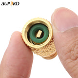 Aupoko R410A Straight Swivel Adapter, R410A Mini Split Adapter with 5/16’’ SAE Female x 1/4’’ SAE Male Quick Couplers Thread, Fits for HVAC Air Conditioner Mini Split System - 2 PC