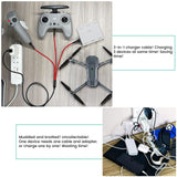 Charger for DJI Mini 4 Pro, Mini 3 Pro, Mavic 3, Air 2S, Avata Drone, 3-in-1 3A Fast Charging Cable USB C Cord with Adapter for DJI FPV Remote Controller Motion Controller Battery Accessories, 4ft