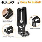 Aupoko Quick Release L-Bracket Compatible with Arca Swiss, L Bracket Quick Release Plate L Plate, 1/4" Tripod Plate for Ball Head Tripod Stabiliser Compatible with Manfrotto Canon Nikon Sony