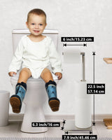 Toilet Paper Holder Stand, Free Standing Toilet Paper Roll Holder with Reserve for Bathroom, Stainless Steel DECLUTTR