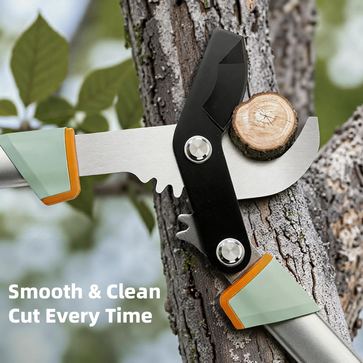PrunePro® Loppers for Tree Trimming Stainless Steel Branch Cutter Heavy Duty Bypass Tree Pruner Rust Resistant Sharp Blade Up to 2" Tree Limb Trimmer for Gardening