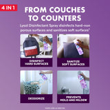 Lysol Disinfectant Spray, Sanitizing and Antibacterial Spray, For Disinfecting and Deodorizing, Lavender & Cotton Blossom Scent, 19 Oz (Pack of 2)