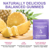 120 Count Vital Natural Vaginal Probiotics Source Feminine Gummies, PH Balance for Women, Improve Immune, Hawaiian Pineapple Flavor, Vegan & Low Sugar, Premium Balance Gummies