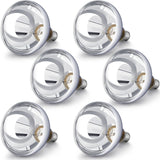 VIHOSE 6 Pack 250 Watt Heat Lamp 120v R40 Heat Lamp Bulbs Glass Incandescent Light Bulbs Incandescent Heating Lightbulbs for Reptiles Chicks Food Puppies Bathroom, Use E26 Base (Silver)