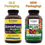 Dr. Schulze's SuperFood Plus | Vitamin & Mineral Herbal Concentrate | Daily Nutrition & Increased Energy | Gluten-Free & Non-GMO | Vegan | 390 Tabs | Packaging May Vary