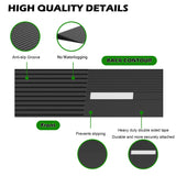 Nuvium 0.6" Rise Threshold Ramps for Doorways, 2000 Lbs Load Capacity, 35.5" Wide Natural Rubber Power Wheelchair Ramp is Adjustable and Cuttable for Doorways, Curb, Sweeper, Power Scooters, Bathroom