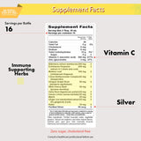 Buried Treasure Childrens ACF - 16oz. 16 Serving with Elderberry, Vitamin C, Zinc, Echinacea for Kids Immune Support, 0 Sugar