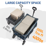 Timber Ridge Collapsible Wagon Cart with Brakes
