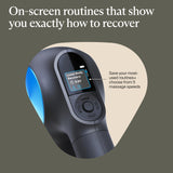 Therabody Theragun PRO Plus - 6-in-1 Deep Tissue Percussion Massage Gun, Handheld Personal Massager for Full Body Pain Relief & Muscle Tension with Biometric Breathwork, Vibration & Heated Attachments