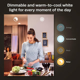 Philips Hue A19 LED Smart Light Bulb 3-Pack - White and Color Ambiance - 60W Indoor Light Bulb - Control with Hue App - Works with Alexa, Google Assistant and Apple Homekit