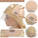Arsoya 613 13x6 Lace Front Wig Human Hair 28 Inch 210 Density Blonde Wig Human Hair Body Wave Lace Front Wigs Human Hair Pre Plucked 613 HD Lace Front Wigs Human Hair