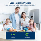 TEEHAY PWF-1 FPPWFU01 Water Filter & PureAir Ultra II PAULTRA2 Air Filter Combo, Compatible with Frigidaire FRIGCOMBO13, FRSS26L3AF, FRSS2333AS, FRSC2333AS, FRSS2323AB, 1 Combo