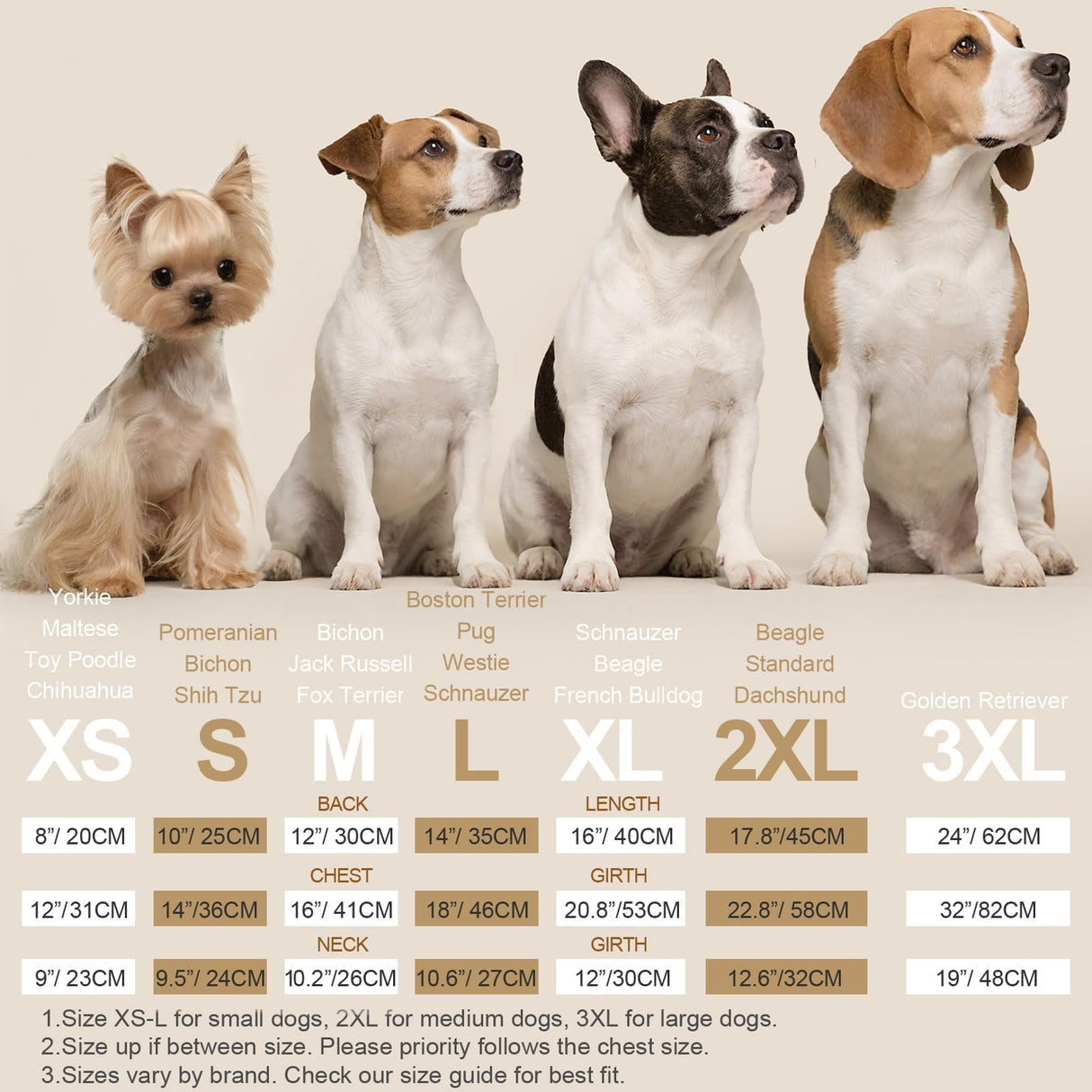 XPUDAC 4 Pieces Dog Pajamas for Small Dogs Pjs Clothes Puppy Onesies Outfits for Doggie Christmas Shirts Sleeper for Pet Cats Jammies-L