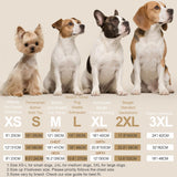 XPUDAC 4 Pieces Dog Pajamas for Small Dogs Pjs Clothes Puppy Onesies Outfits for Doggie Christmas Shirts Sleeper for Pet Cats Jammies-L