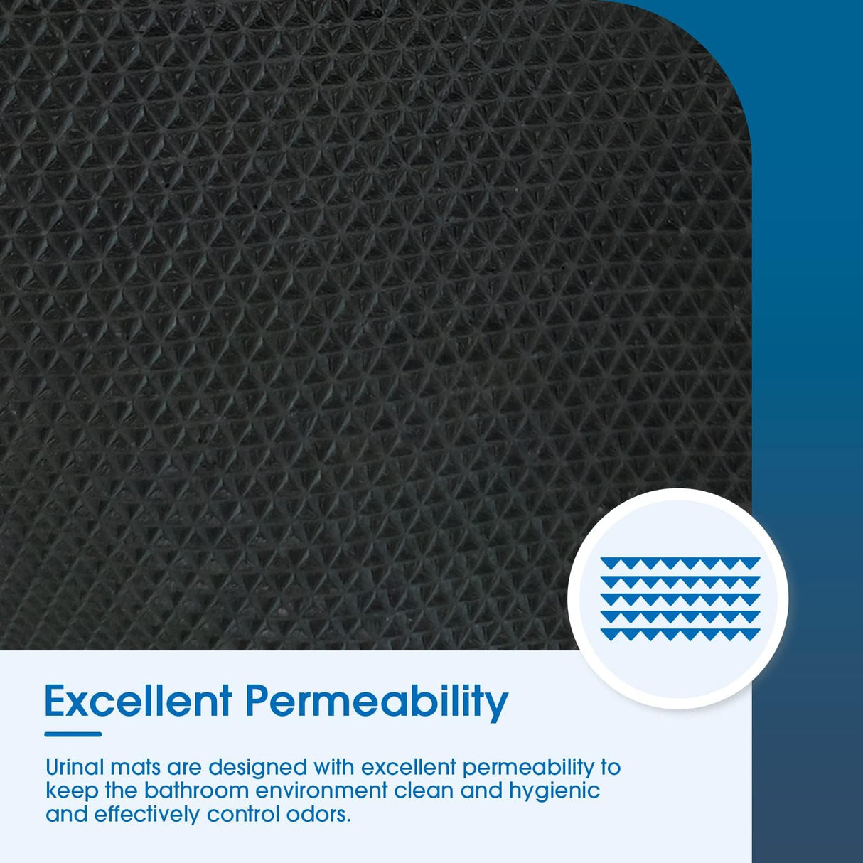 6Pcs Urinal Mats for Men Bathroom Commercial Floor Mats Pads for Mens Room Non Slip Splash Toilet Bulk Washable Disposable Large Color Grey 17Inch x 20.5Inch