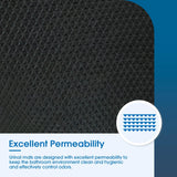 6Pcs Urinal Mats for Men Bathroom Commercial Floor Mats Pads for Mens Room Non Slip Splash Toilet Bulk Washable Disposable Large Color Grey 17Inch x 20.5Inch