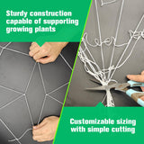Trellis Netting 5 x 350ft 6x6 in Soft Mesh Garden Netting, Climbing Plants
