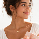 Turandoss L Initial Heart Necklace for Kids, Teen Girl Gifts Trendy Stuff