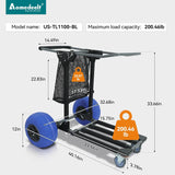 Aomedeelf Beach Cart with Balloon Wheels for Sand, Maximum Capacity 220 lbs