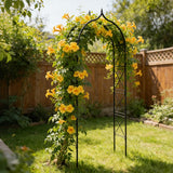 Metal Garden Arbors 8Ft Thickened Arch Trellis for Climbing Plants