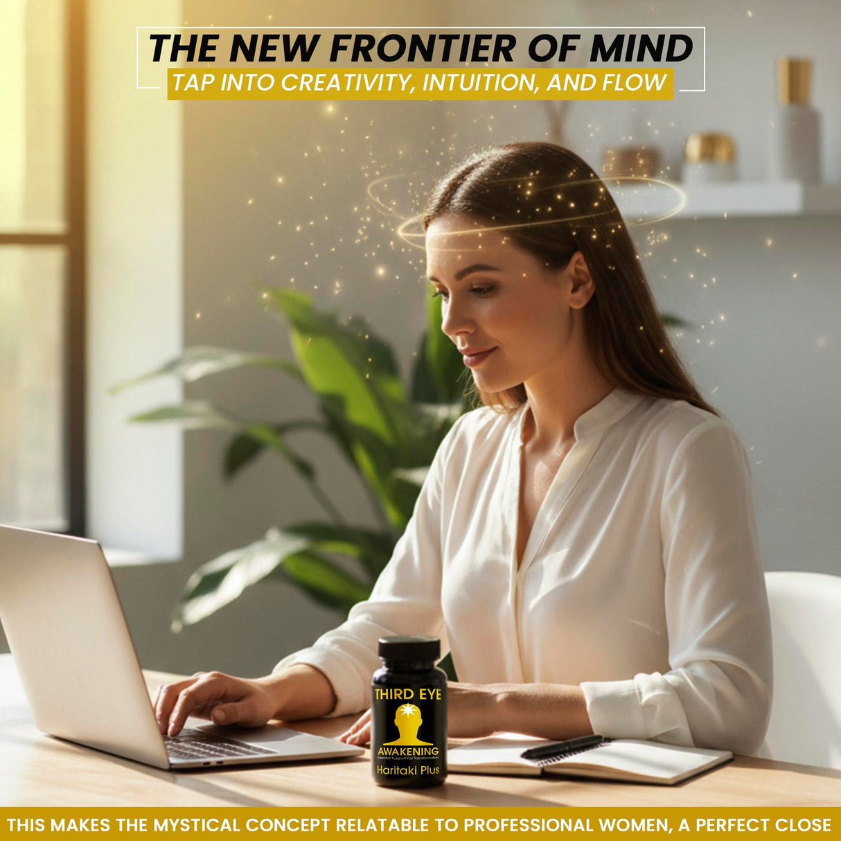 Third Eye Awakening – Organic Haritaki Capsules – King of Herbs for Pineal Gland Decalcification, Third Eye Activation & Intuition – Trusted by Millions of Yogis – 650mg – 100 Vegan Capsules.