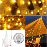 Battery Operated LED Globe String Lights, 2-Pack Total 52FT 120LEDs - Each 26FT 60LEDs 8 Mode Waterproof Christmas Fairy String Lights with Remote for Home Bedroom Garden Wedding Party Decoration