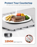 Warming Mat for Food -Electric Food Warming Tray (24"x16"), Rapid Full-Surface Heating, Portable & Rollable Versatile Food Warmer for Countertop, Perfect for Gatherings, Parties &Everyday Use