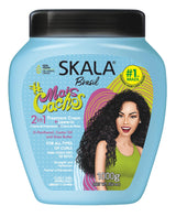 SKALA Hair Type 3ABC Mais Cachos - More Curls Eliminate Anti Frizz, For Curly Hair 2 in 1 Conditioning Treatment Cream and Cream To Comb - 35.2Oz
