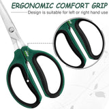 Yieldcropper Hydroponic 2-Pack Bonsai Scissors and Plant Trimming Shears Set - Stainless Steel Pruning Shears for Indoor Gardening, Succulent Harvest, and Precision Plant Care