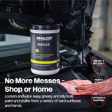 Malco Duplex Heavy Duty Cleaning Wipes for Home and Auto - Dual Sided Textured, Wet Wipe/Removes Grease, Tar, Paint, Oil, Dirt/No Residue/Safe for Hands/Made in USA (130 Wipes)