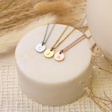 Personalized Initial Necklace for Women, Mom, 18k Plated Gold, Silver, Rose