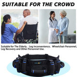 Leetye Mei Gait Belts Transfer Belt for Seniors with 7 Handles, Gate Belt for Elderly Lift Belts Quick Release Buckle, Medical Nursing Safety Belt Patient Assist - Bariatric, Elderly, Physical Therapy