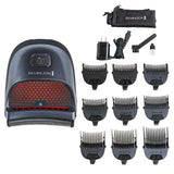 Remington Shortcut Pro Self-Haircut Trimmer Kit, Waterproof Cordless Electric Razor for Head, Beard, and Body, Curved Blades and 9 Trimmer Lengths, Head Shaver, 5-Minute Quick-Charge, 14-Piece Set