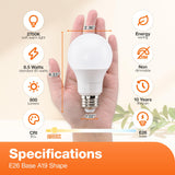 Sylvania LED A19 Light Bulb, 60W Equivalent, Efficient 8.5W, 10 Year, 2700K, 800 Lumens, Frosted, Soft White (74765), Packaging May Vary (Pack of 1, 24 Count Total)